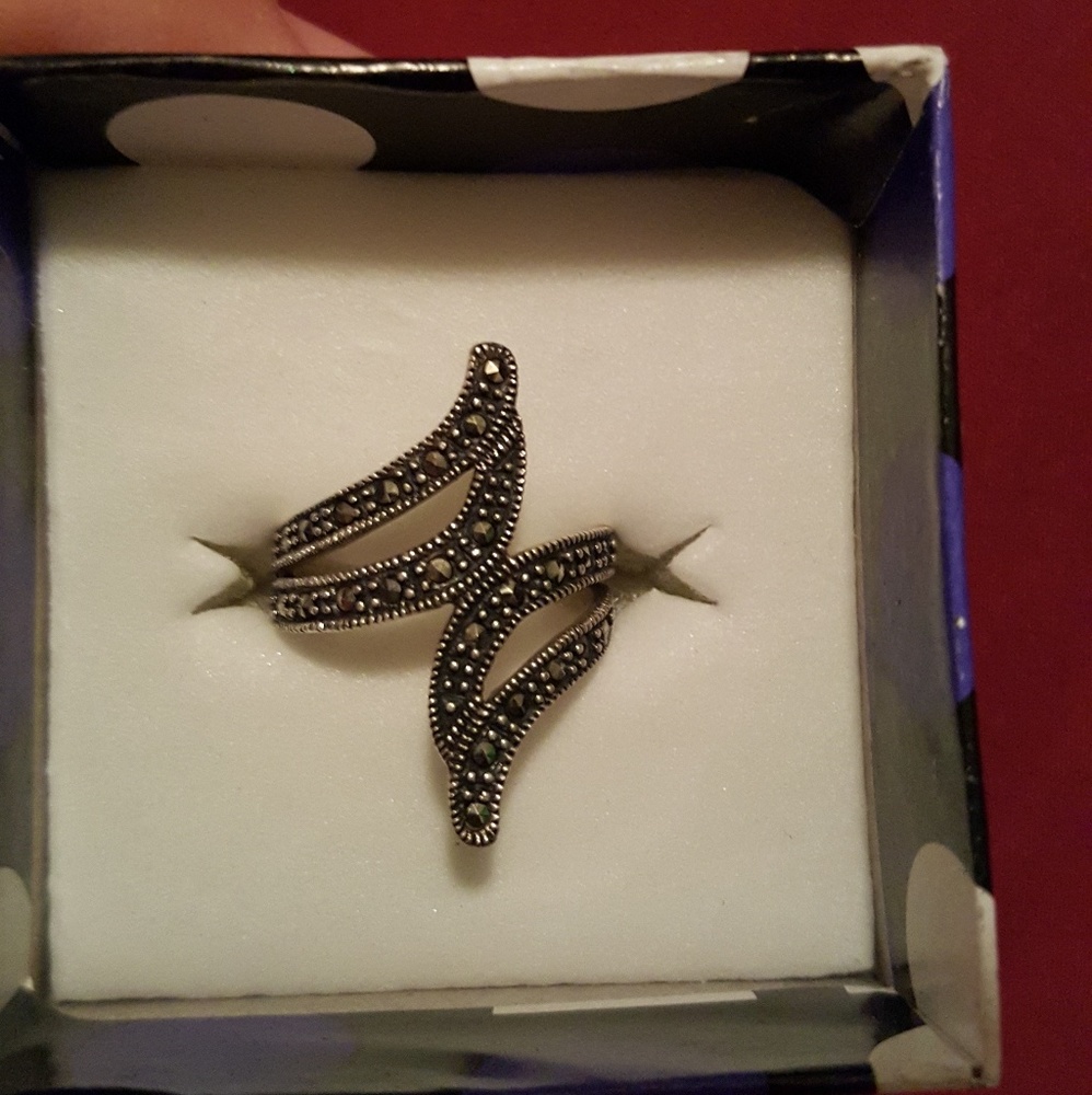 Sterling Silver Marcasite Ring